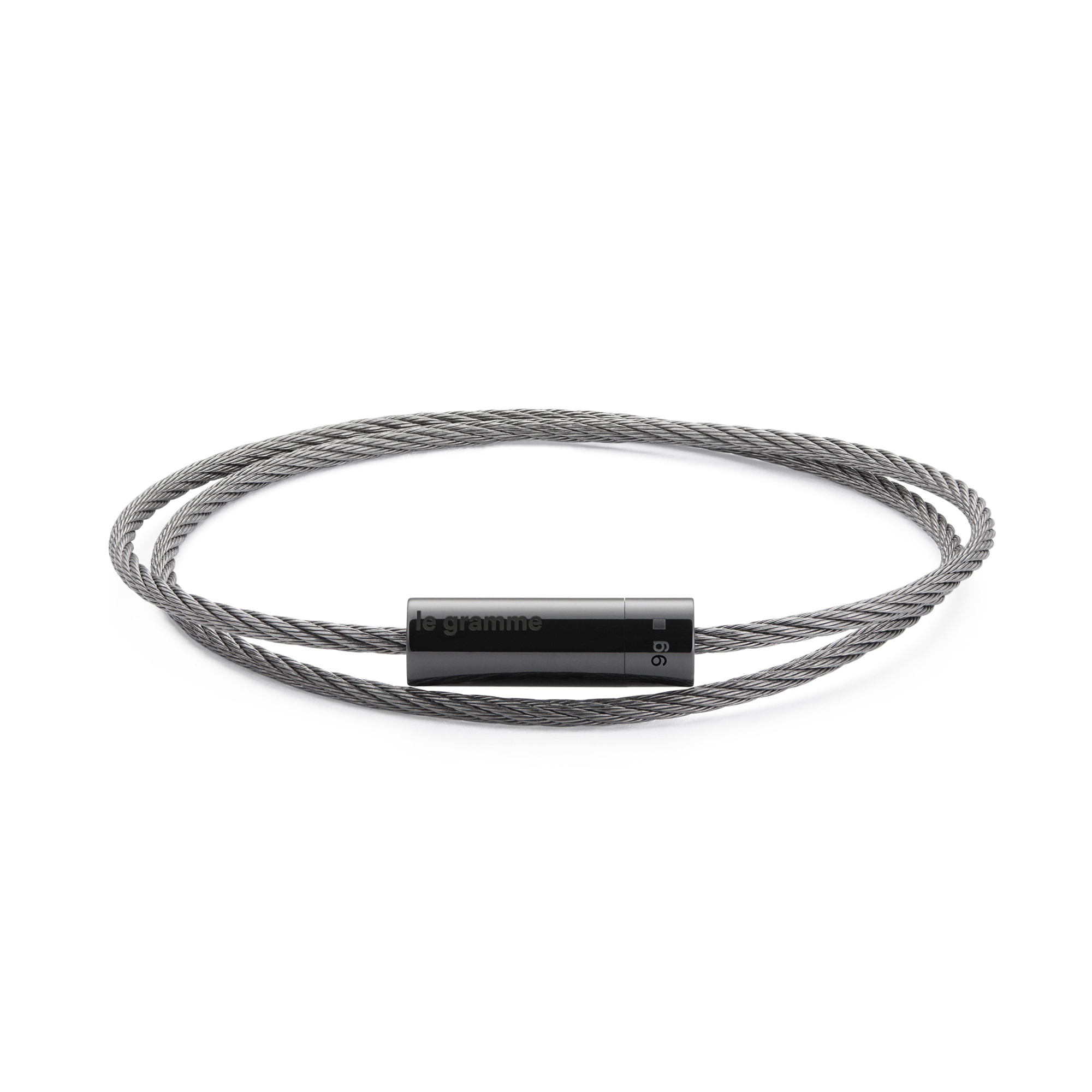 7g Brushed Silver Ribbon Bracelet | le gramme